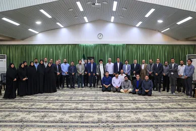 دیدار مسئولان و خبرنگاران شهرآرا با امام جمعه مشهد
