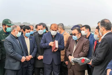 آیین کلنگ‌زنی ۴۰۰۰ واحدی طرح نهضت ملی جهش تولید مسکن در مشهد