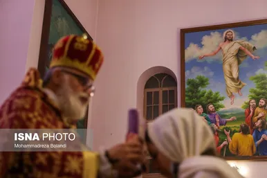 مراسم سال نو میلادی در کلیسای «تارگمانچاتس» تهران
