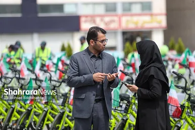 گزارش تصویری | مراسم رونمایی از ۵۱۰ دستگاه دوچرخه بایدو و بهره‌برداری از اولین دستگاه شارژ برقی خودرو