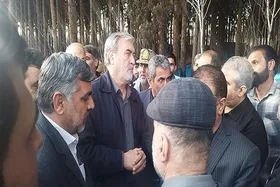 بازدید هیئت کمیسیون امنیت ملی از محل حادثه تروریستی کرمان