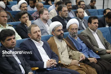 گزارش تصویری | آیین بهره‌برداری از فرهنگسرای بهرمان، بوستان رستگار مقدم و نهضت آسفالت ۱۱۰ معبر سطح منطقه ۵ مشهد