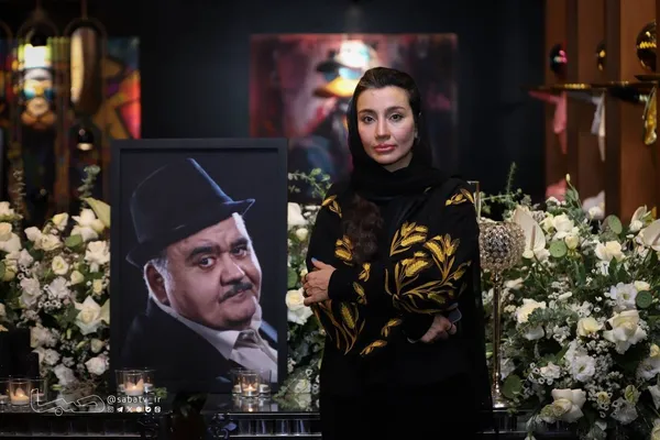حضور جمعی از هنرمندان در مراسم چهلم زنده‌یاد اکبر عبدی + تصاویر