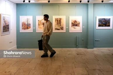 گزارش تصویری | نمایشگاه نقاشی استاد صباغیان با عنوان «فراسوی زمان»