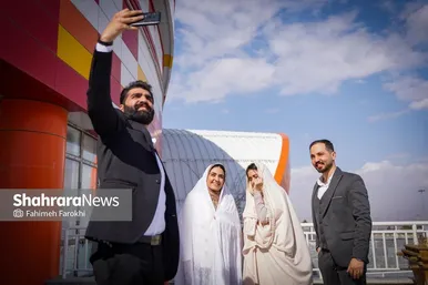 گزارش تصویری | جشن بزرگ ازدواج ۱۵۰۰ زوج دانشجوی خراسان رضوی