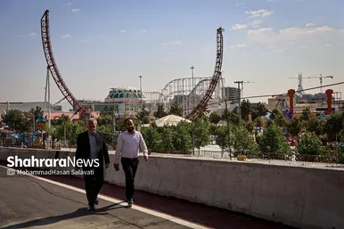 گزارش تصویری | بهره برداری از پل غربی سطح سوم تقاطع غیرهمسطح خیام مشهد