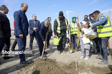 گزارش تصویری | مراسم هفته درختکاری در بوستان بهار مشهد (۱۱ اسفند ۱۴۰۳)