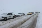 برف محور درگز - قوچان در خراسان رضوی را لغزنده کرد | مه گرفتگی در جاده مشهد -کلات (۸بهمن ۱۴۰۳)