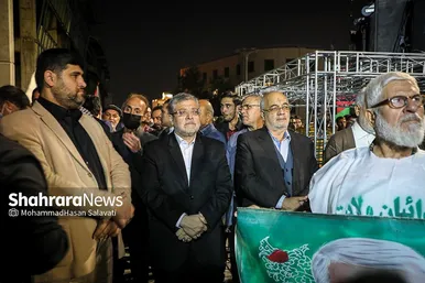راهپیمایی مردم مشهد در حمایت از مردم فلسطین و محکومیت جنایات اسرائیل