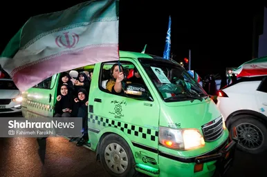 گزارش تصویری | میدان فلسطین مشهد چند ساعت پس از سال تحویل