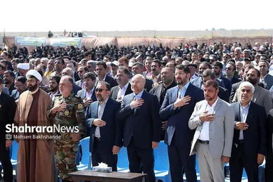 افتتاح فرودگاه گناباد با حضور رئیس مجلس و وزیر راه