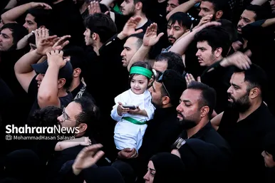 آیین خیمه سوزان عصر عاشورا در مشهد