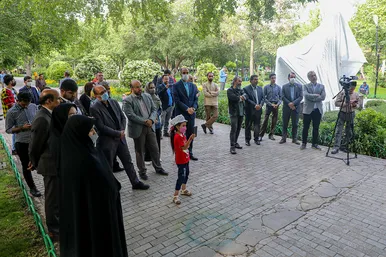 رونمایی از مجسمه « رستم و سهراب »
