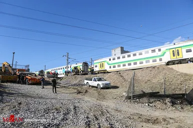 برخورد دو قطار مترو تهران ـ کرج