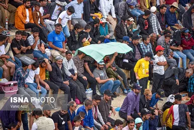 مسابقات کشتی باچوخه در گود زینل خان اسفراین