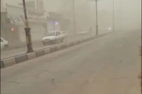 باد با سرعت ۶۷ کیلومتر بر ساعت مهریز یزد را درنوردید (شنبه ۲۴ آذر ۱۴۰۳)