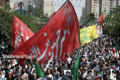 گزارش تصویری | راهپیمایی ضدصهیونیستی در مشهد (۲۳ خرداد ۱۴۰۴)