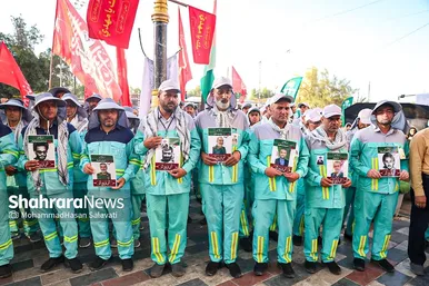 گزارش تصویری | آیین اذن خدمت و آغاز خدمات رسانی کاروان خدام الحسین(ع) شهرداری مشهد مقدس در نجف اشرف