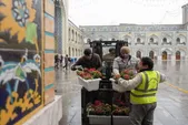 گل‌آرایی ویژه در حرم مطهر امام رضا(ع) برای استقبال از بهار ۱۴۰۴