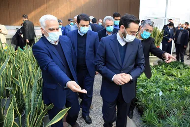 افتتاح مجتمع نمایشگاهی‌-تحقیقاتی بذر و نهال رضوی در مشهد