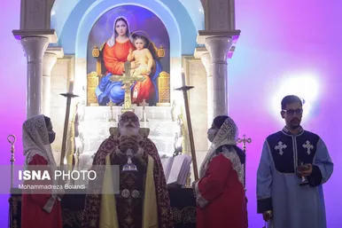 مراسم سال نو میلادی در کلیسای «تارگمانچاتس» تهران