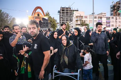 خیمه سوزان عصر عاشورا در مشهد