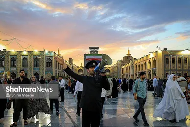 گزارش تصویری | حال و هوای حرم مطهر رضوی در شب عید سعید غدیر خم