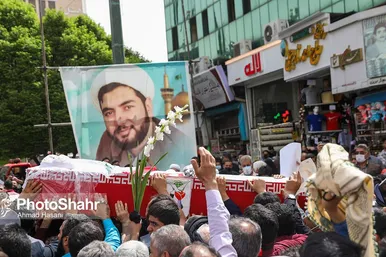 تشییع پیکر شهید حجت الاسلام دارایی در مشهد