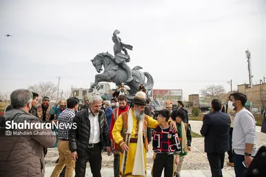 آیین رونمایی از یادمان «گذرسیاوش از آتش»