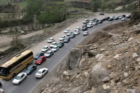 جاده هراز ۲ روز مسدود است