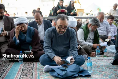مراسم دعای عرفه در حرم مطهر رضوی