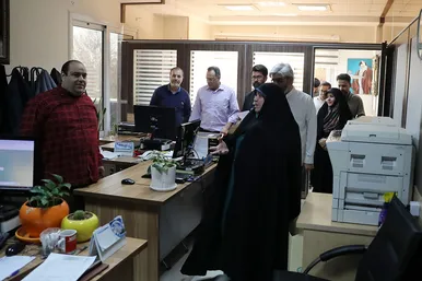 بازدید عضو شورای اسلامی شهر مشهد از موسسه شهرآرا