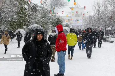 ایران زیباست | بارش برف در رشت
