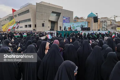 گزارش تصویری | اجتماع عظیم منتظران ظهور در مشهد ۲