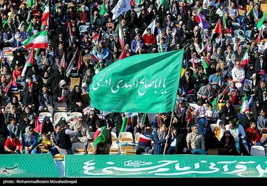 عکس | محفل امام‌حسنی‌ها در ورزشگاه آزادی