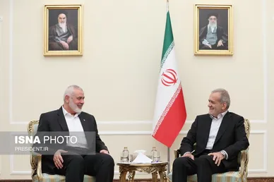 عکس‌هایی از دیدارهای مهمانان مراسم تحلیف با رئیس جمهور