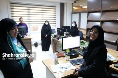 بازدید عضو شورای اسلامی شهر مشهد از موسسه فرهنگی شهرآرا