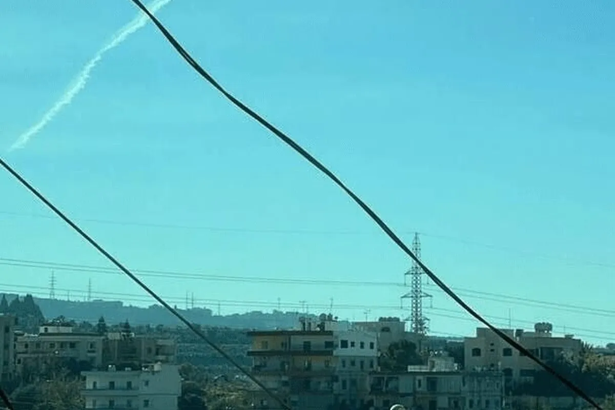 آزمایش موشک بالستیک در اراضی اشغالی فلسطین + فیلم