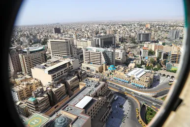 تصاویر هوایی از شهر مشهد و حرم مطهر رضوی