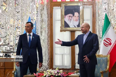 عکس‌هایی از دیدارهای رئیس مجلس با میهمانان خارجی مراسم تحلیف