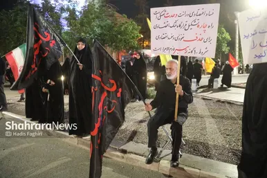 گزارش تصویری | یکصدو شانزدهمین شب حضور مردم مشهد در خیابان (۳ تیرماه ۱۴۰۵)