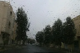 هوای بارانی در استان خراسان رضوی