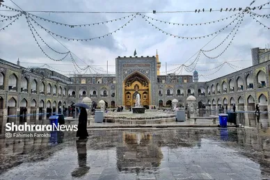 گزارش تصویری | حال و هوای بارانی حرم امام رضا (ع) (۱۹ اسفند ۱۴۰۳)