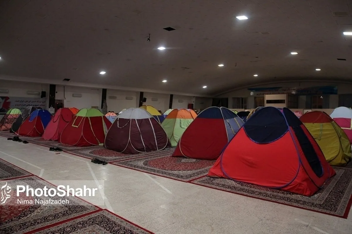 فراهم شدن امکان اسکان ۶۰۰۰ زائر در میدان شهدای مشهد