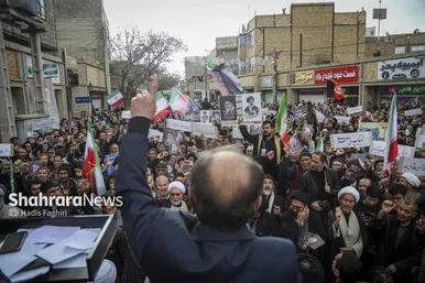 گزارش تصویری | اجتماع مهاجران افغانستانی در سوگ امام امت در محله گلشهر مشهد
