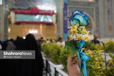 حال‌وهوای حرم مطهر امام‌رضا(ع) در شب میلاد کریم اهل‌بیت(ع)