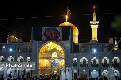 مراسم احیاء شب ۱۹ ماه مبارک رمضان در حرم مطهر رضوی