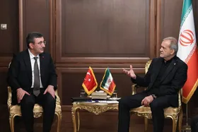 دیدار معاون رئیس&zwnj;جمهور ترکیه با دکتر پزشکیان | جوددت یلماز: ملت ما در غم و اندوه ملت ایران شریک است