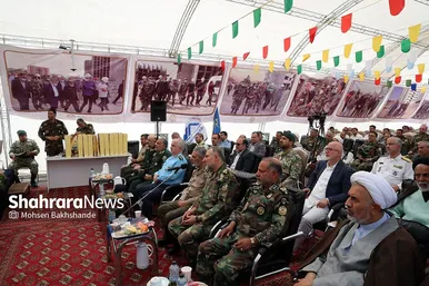 مراسم بهره برداری از طرح ۸۸۸ واحدی منازل سازمانی ارتش در مشهد