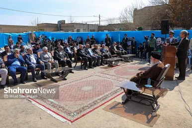 مراسم کلنگ‌زنی احداث ۱۰۵ کلاس آموزشی در حاشیه شهر